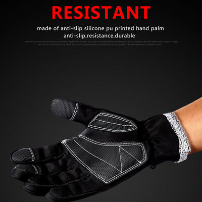 Guantes de Ciclismo con Pantalla Táctil y Cierre de Cremallera - Image 3