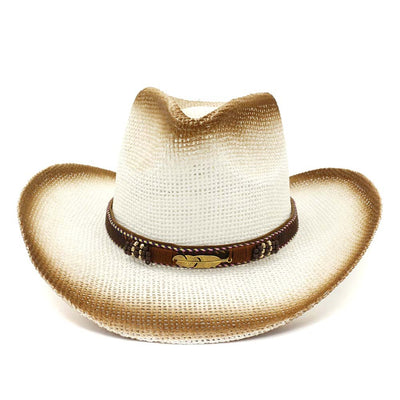 Sombrero Vaquero Estilo Western con Diseño Spray Paint para Playa - Image 19