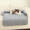 Cama Ninho Calmante para Pets com Travesseiro Cervical e Manta Acolchoada