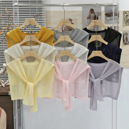 Chaleco Tejido Coordinado - Conjunto 3 Piezas Camisa y Falda