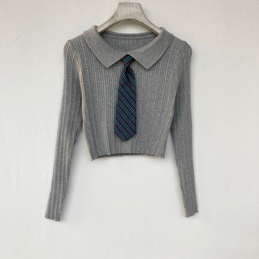 Cardigan Holgado Estilo Universitario para Mujer - Image 84