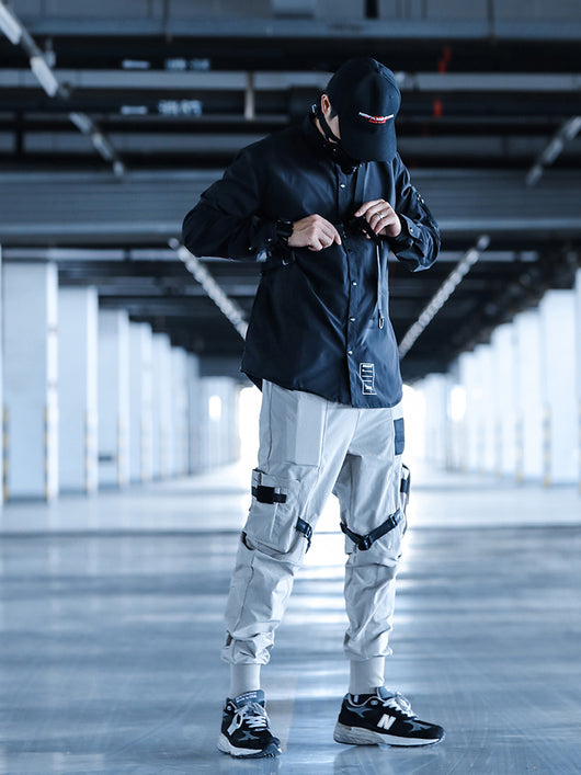 Pantalones Casuales Funcionales Overol Holgado - Image 3