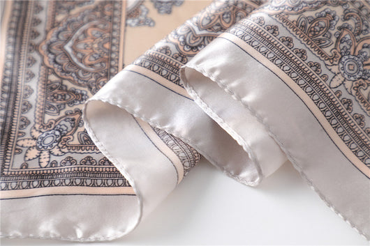 Pañuelo Retro Cuadrado Pequeño de Cachemira para Mujer - Image 62