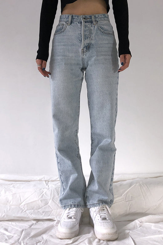 Pantalones Vaqueros Retro Talle Alto Corte Recto - Image 7