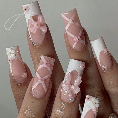 Uñas Postizas Cuadradas Cortas Acabado Profesional - Image 15