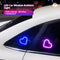 Luz LED Solar Inalámbrica para Ventanilla de Auto con Diseño de Corazón