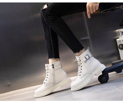 Botas Casuales Forradas en Fleece para Mujer - Botines Cálidos Tipo Tubo - Image 10