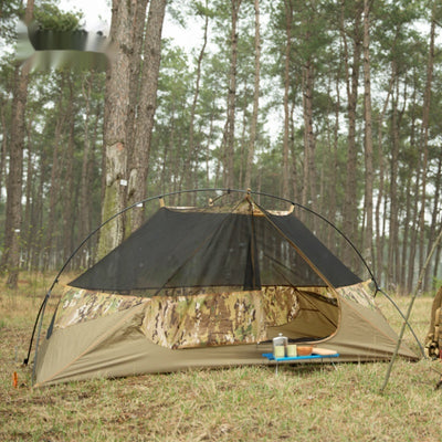 Tienda de Campaña Individual Camuflada - Protección Impermeable y Solar - Image 2