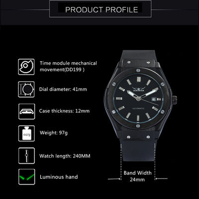 Reloj Automático para Hombre con Movimiento Mecánico Visible - Image 4