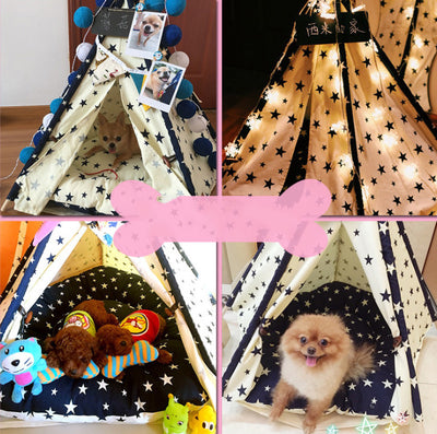 Casa Portátil Lavable para Mascotas - Cama y Juguetero para Perros y Gatos - Image 3