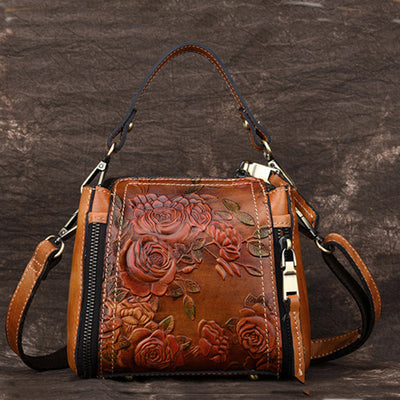 Bolso de Cuero Vintage para Mujer - Mochila Bandolera Artesanal de Piel Premium - Image 2
