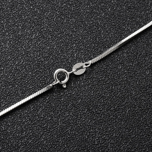 Collar de Plata Pura Plateado en Platino - Image 5