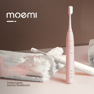 Cepillo de Dientes Eléctrico Ultrasónico Moemi con Cerdas Suaves para Adultos - Image 3