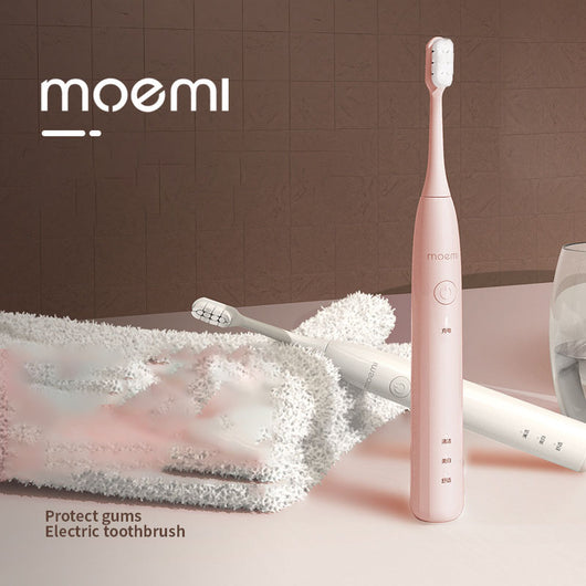 Cepillo de Dientes Eléctrico Ultrasónico Moemi con Cerdas Suaves para Adultos - Image 3