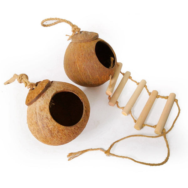 Nido Natural de Cáscara de Coco para Aves