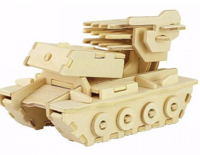 Rompecabezas 3D de Madera para Niños - Juguete Educativo DIY - Image 4