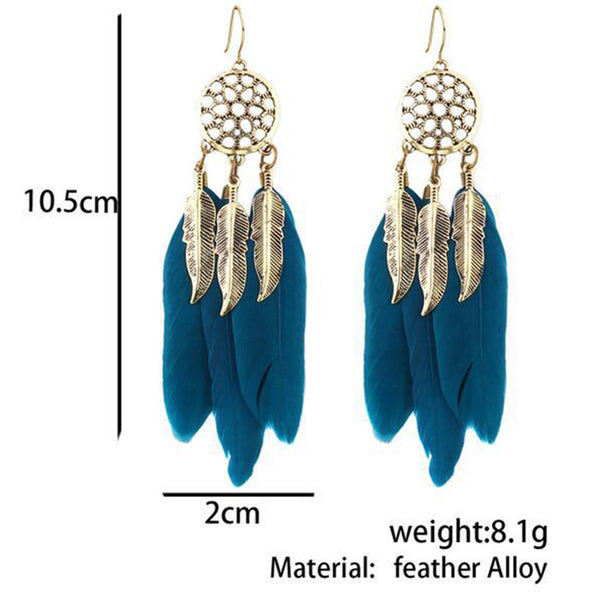 Aretes Largos con Borlas Elegantes