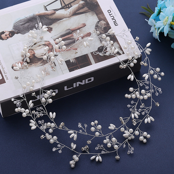 Accesorios para el Cabello de Novia con Cristales y Perlas
