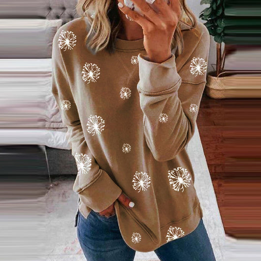 Sudadera Navideña Estampado Explosivo Cuello Redondo Manga Larga - Image 9