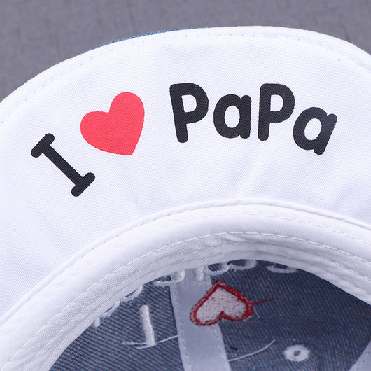 Gorro Solar Bebé con Bordado Estampado de Amor - Image 3