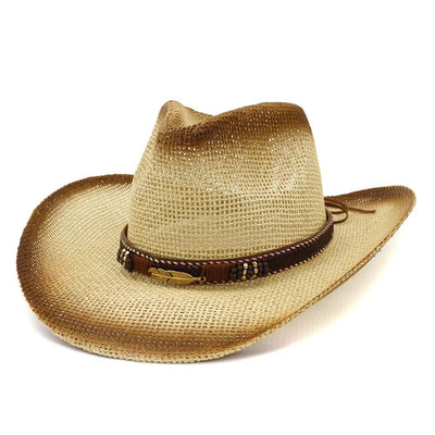 Sombrero Vaquero Estilo Western con Diseño Spray Paint para Playa - Image 25