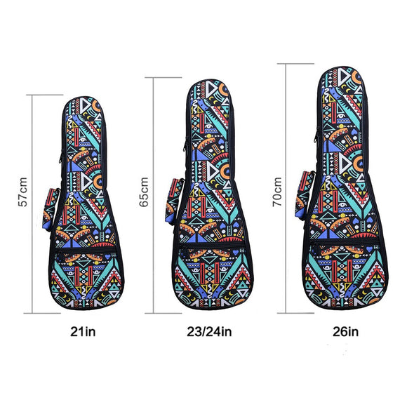 Mochila para Ukelele de 21 Pulgadas - Funda Acolchada y Resistente