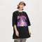 Playera con Estampado de Llamas
