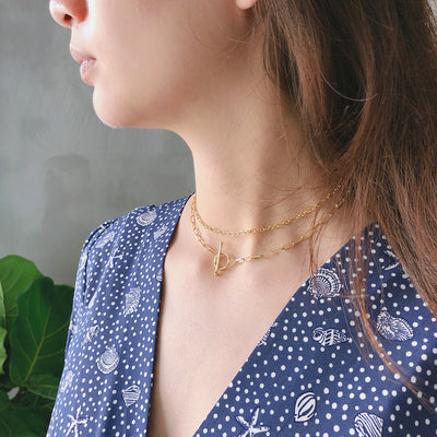 Collar Doble Cadena Corto - Image 7
