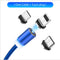 Cable de Carga Magnético LED Compatible con Apple 1m