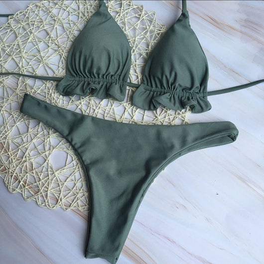 Bikini Entallado con Cordones Ajustables - Image 13