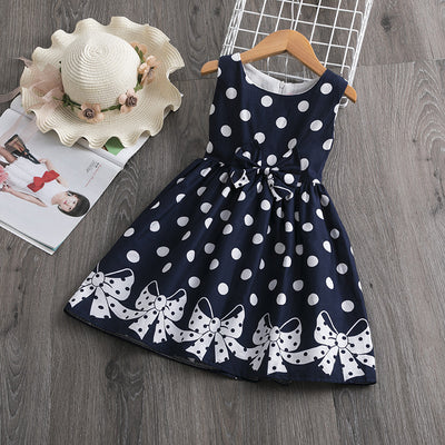 Vestido Chaleco con Estampado de Lunares - Image 3