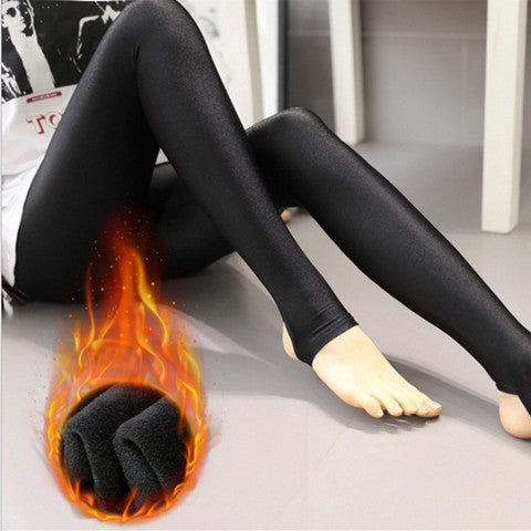 Leggings Gruesos de Terciopelo Qiulian Stone Plus - Calidez y Confort - Image 12