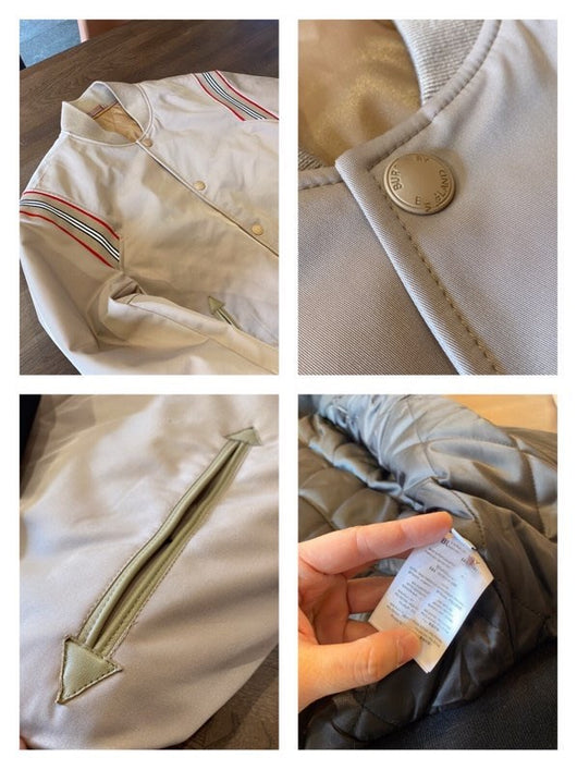 Chaqueta Corta para Hombre Acolchada en Plumón de Pato Blanco Cálido - Image 4