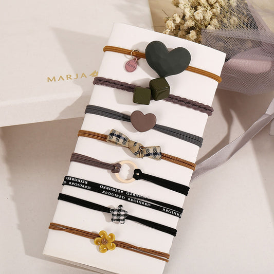 Cinta Elástica para Cabello con Anillo Decorativo