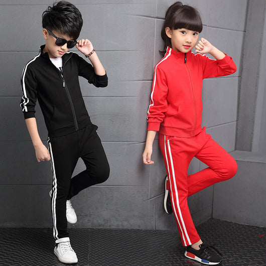 Conjunto Deportivo Blanco para Hombre y Niña - Image 4