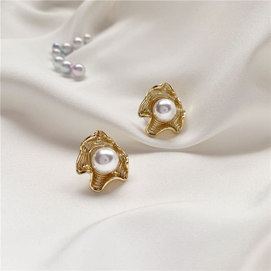 Aretes de Perla Huevo Pochado - Image 5