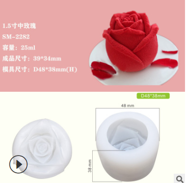 Molde de Silicona para Hielo Whiskey en Forma de Rosa - Image 8