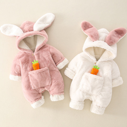 Mameluco de Invierno Cálido y Adorable para Bebé