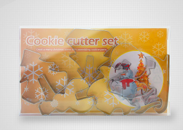 Set de 8 Cortadores de Galletas Navideñas - 18 Piezas Acero Inoxidable Casa de Jengibre - Image 6