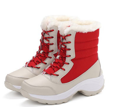 Botas de Nieve Impermeables para Mujer con Forro de Algodón y Terciopelo - Image 8