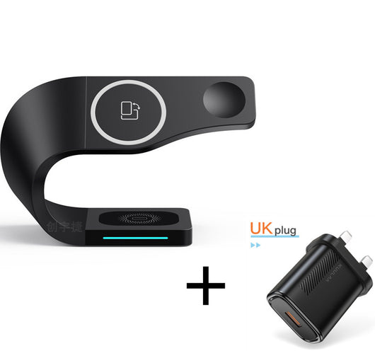 Estación de Carga Inalámbrica 3 en 1 para Smartphone, Reloj y Auriculares - Image 15