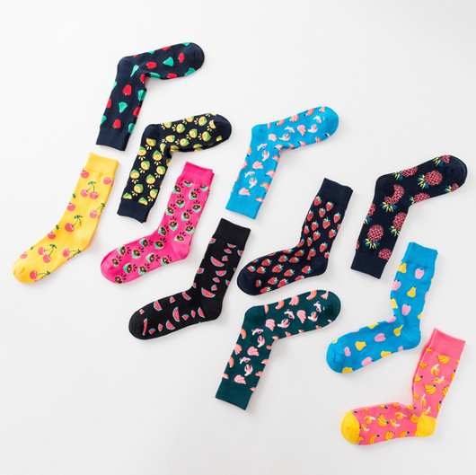 Calcetines Divertidos de Frutas Plátano para Hombre y Mujer - Image 2