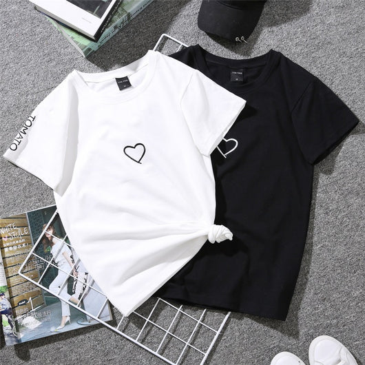 Playera Estilo Hong Kong para Mujer con Estampado Love - Image 4