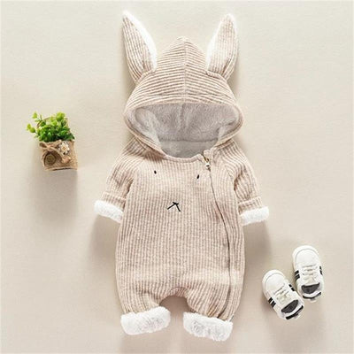 Hamaca para bebé con pijama de terciopelo cálido - Image 10