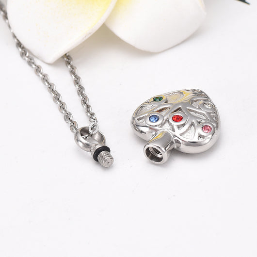 Dije Colgante de Diamante en Forma de Corazón - Image 5