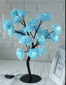 Lámpara de Mesa Árbol LED Rosa - Luz Decorativa Modeladora - Image 2