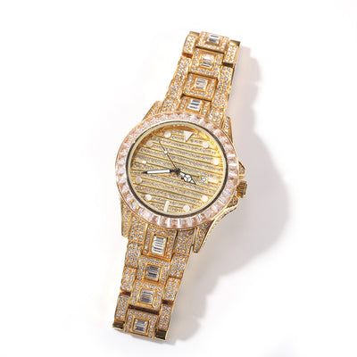 Reloj de Cuarzo Mariposa Diamante con Doble Botón - Image 3