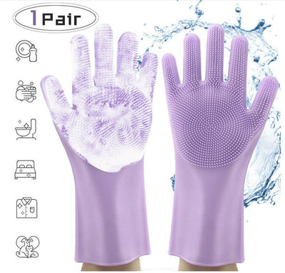 Guantes de Limpieza Resistentes al Calor con Cepillo de Silicona - Image 10