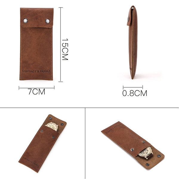 Funda Universal de Cuero para Reloj - Protección Elegante y Duradera