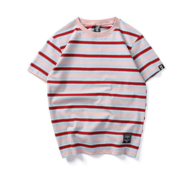 Playera de Rayas Contrastantes Manga Corta - Image 26